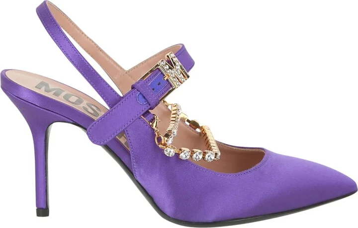 Metal Chain Slingback Pump - Image 4