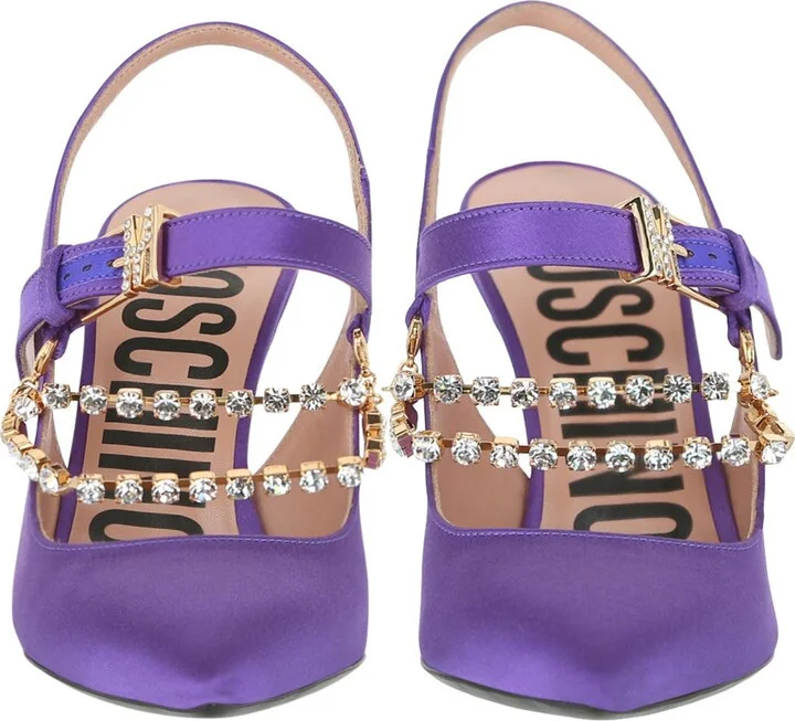 Metal Chain Slingback Pump - Image 6