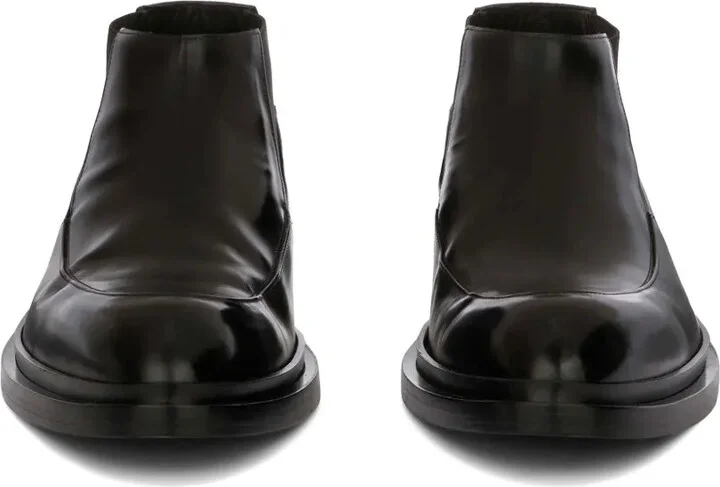 Metal-Detail Leather Boots - Image 4