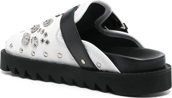 Metal-Eyelet Mules - Image 3