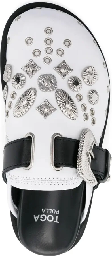 Metal-Eyelet Mules - Image 4