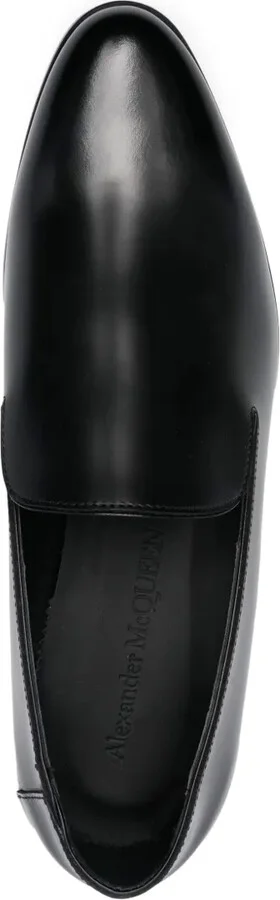 Metal-Heel Leather Loafers - Image 4