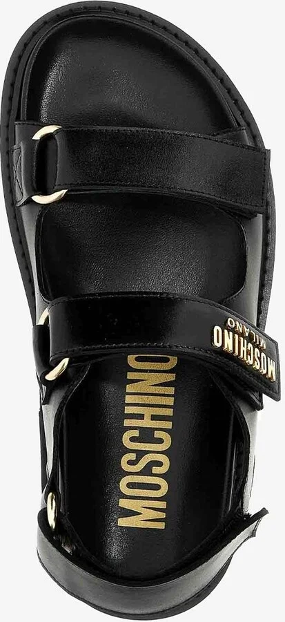 Metal Logo Detail Sandals - Image 2