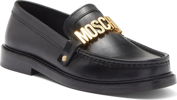 Metal Logo Loafer