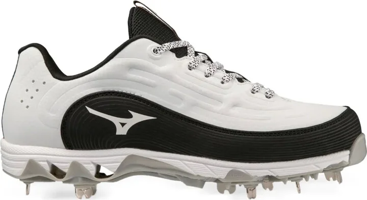 Metal Softball Cleats "White/Black" sneakers