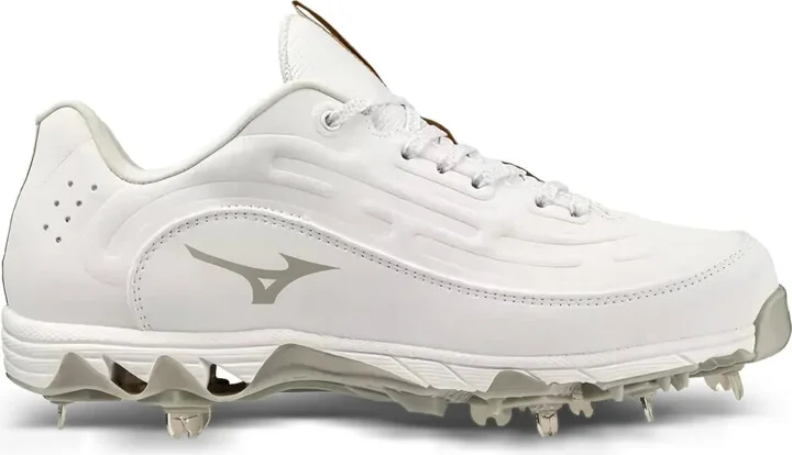 Metal Softball Cleats "White" sneakers
