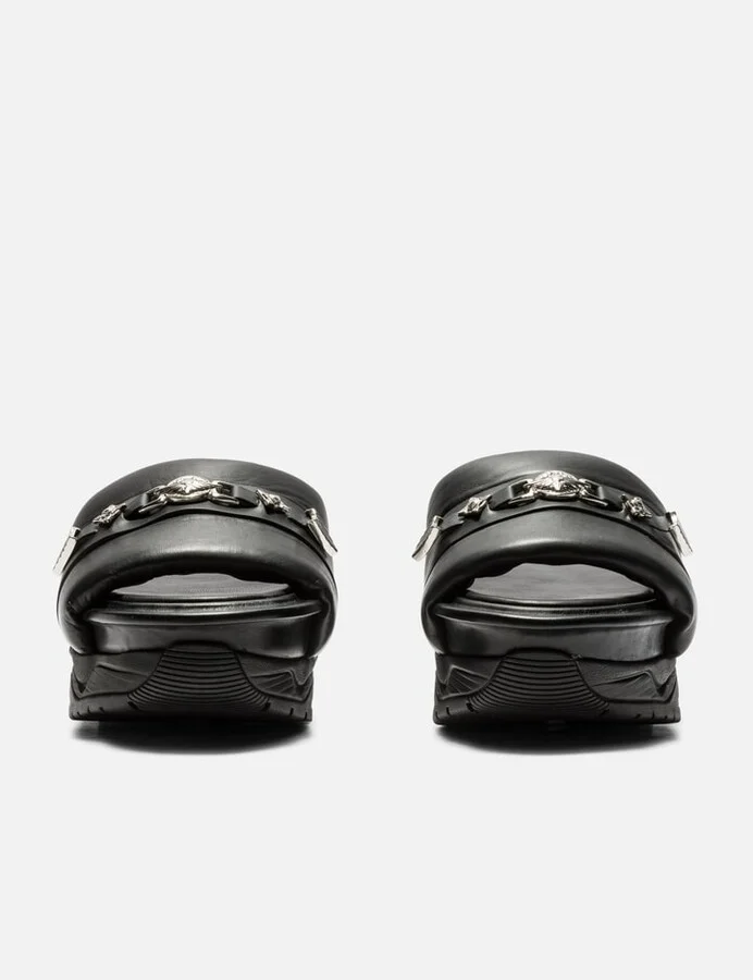 Metal Stud Platform Sandals - Image 2