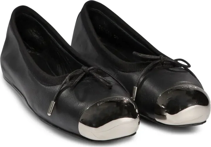 Metal Toe-Cap Ballet Pumps - Image 2