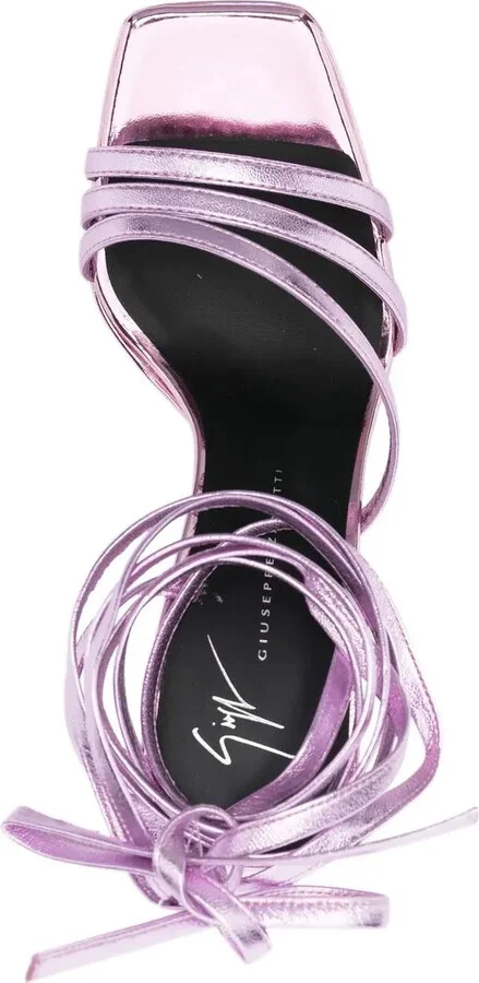 Metallic 125mm Platform Sandals - Image 4