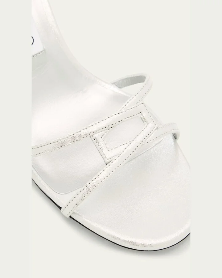 Metallic 1998 Leo Ankle-Strap Sandals - Image 4