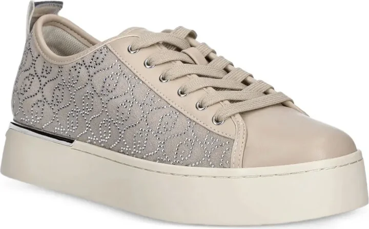 Metallic-Accent Perforated Sneakers - Image 2