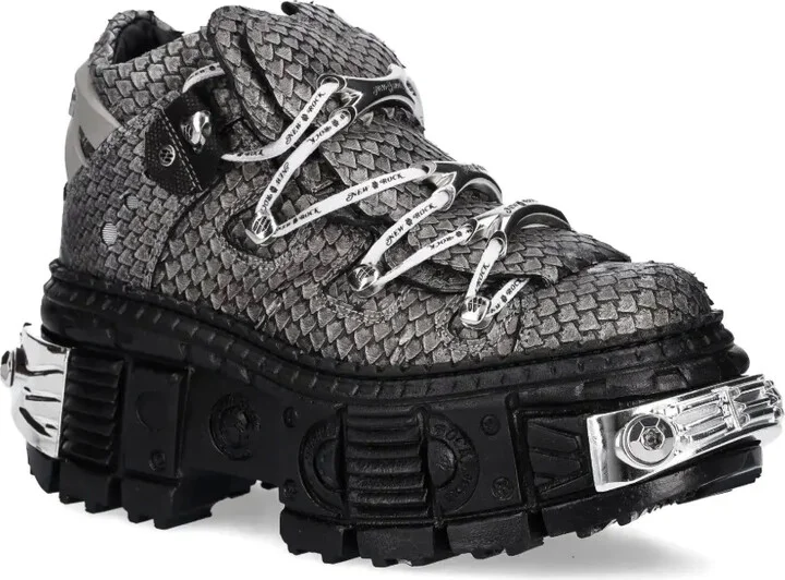 Metallic-Accents Platform Sneakers - Image 2