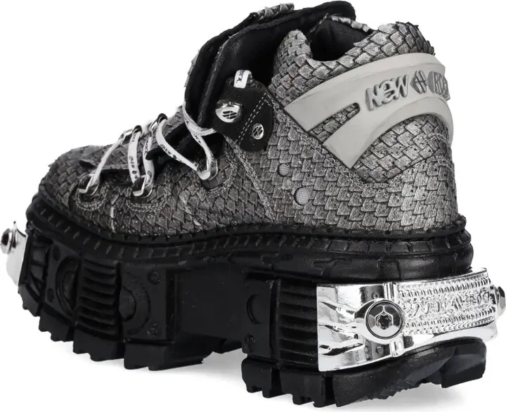 Metallic-Accents Platform Sneakers - Image 3