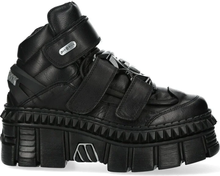 Metallic Ankle Leather Boots-WALL285-S3