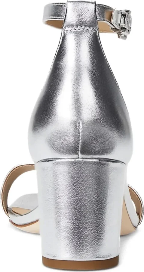 Metallic Ankle-Strap Sandals - Image 2