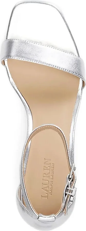 Metallic Ankle-Strap Sandals - Image 3