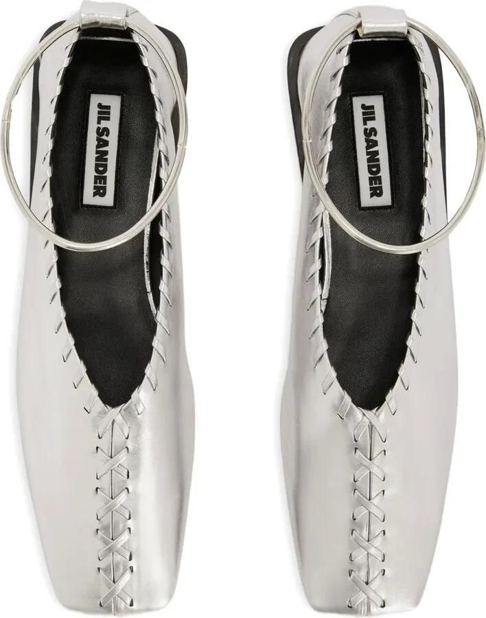 Metallic Ballet Flats - Image 3