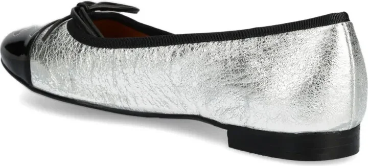 Metallic Bow Ballet Flats - Image 3
