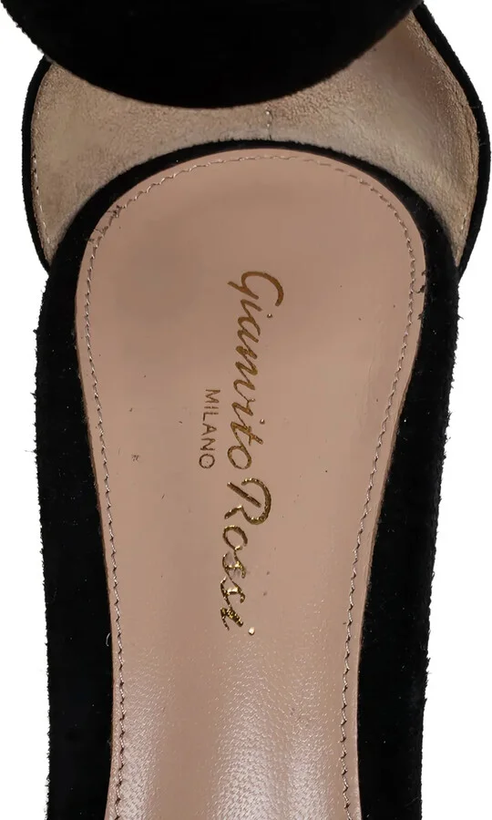Metallic Cap-Toe Heeled Sandals - Image 5