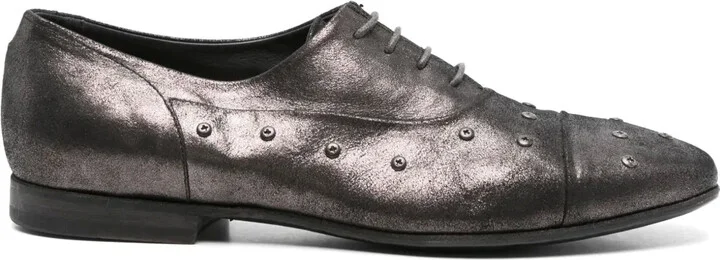 Metallic Derby Shoes