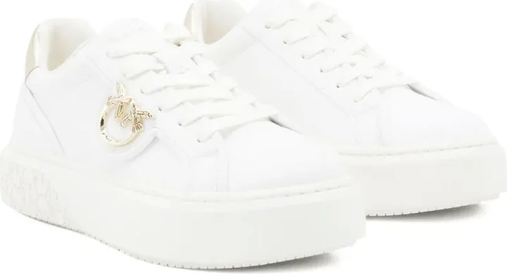 Metallic-Detail Bird-Embellishment Sneakers - Image 2