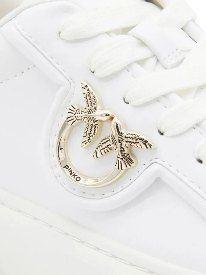 Metallic-Detail Bird-Embellishment Sneakers - Image 3