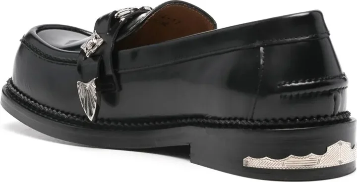 Metallic-Detail Loafers - Image 3