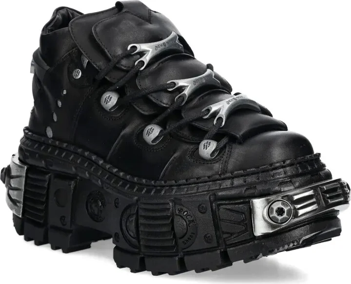 Metallic-Detail Platform Sneakers - Image 2