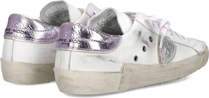 Metallic Distressed Sneakers - Image 3