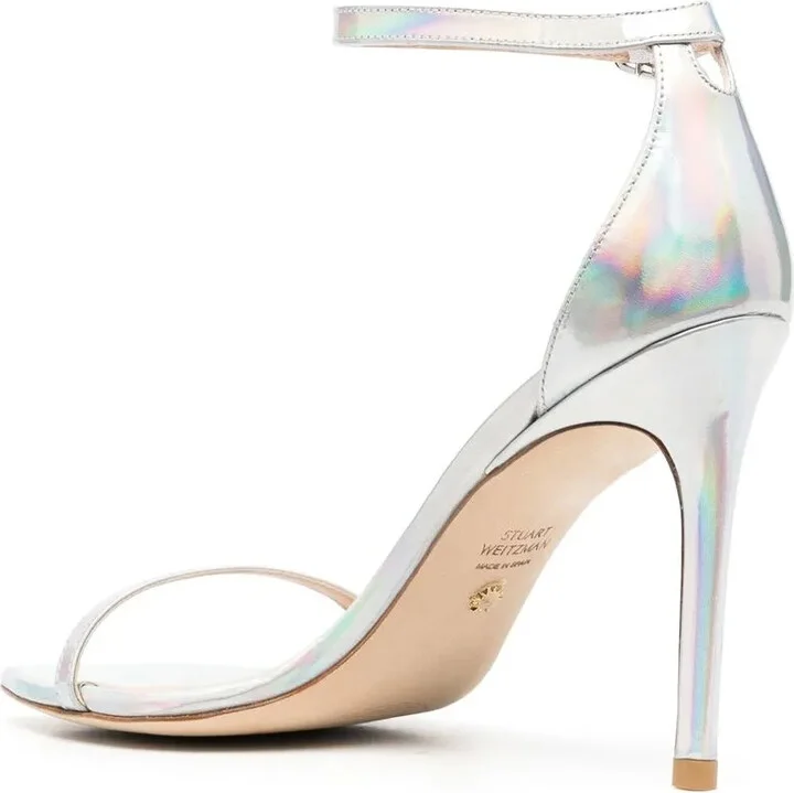 Metallic-Effect 100mm Sandals - Image 3