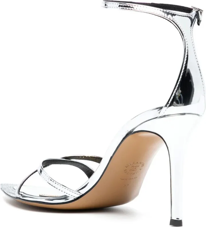Metallic-Effect 85mm Leather Sandals - Image 3