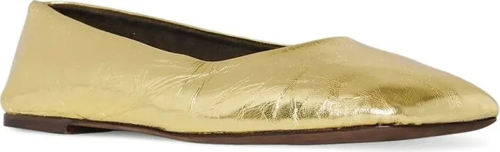 Metallic-Effect Ballet Flats - Image 2