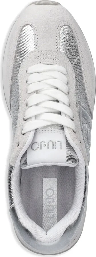 Metallic-Effect Denim Sneakers - Image 4