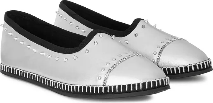 Metallic-Effect Loafers - Image 2