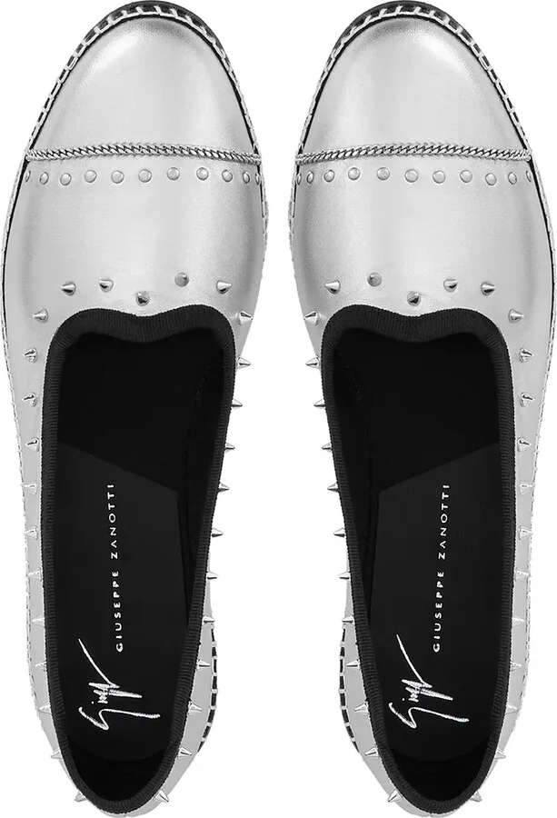 Metallic-Effect Loafers - Image 4