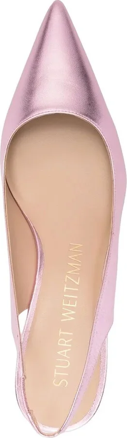 Metallic-Effect Pointed Pumps - Image 4