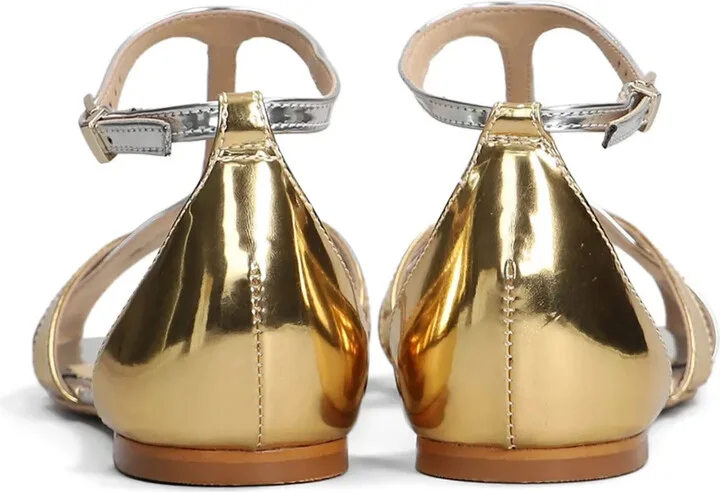 Metallic-Effect Sandals - Image 3