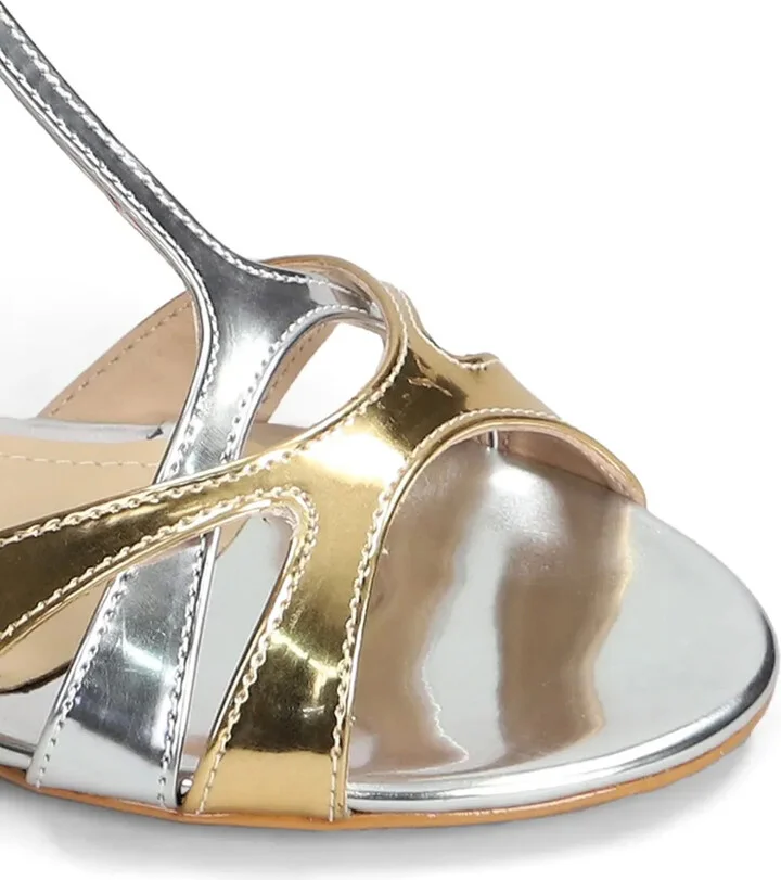 Metallic-Effect Sandals - Image 4