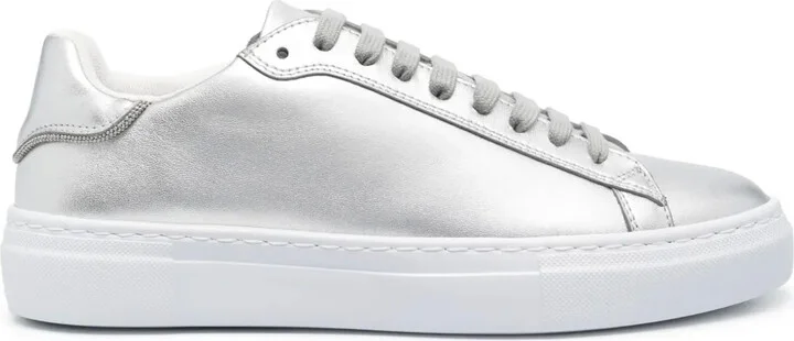 Metallic-Effect Sneakers