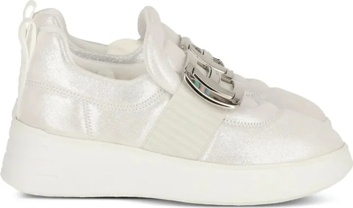 Metallic-Effect Sneakers