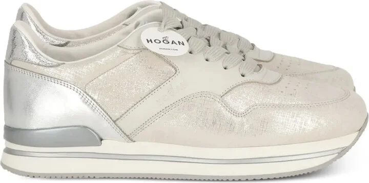 Metallic-Effect Sneakers