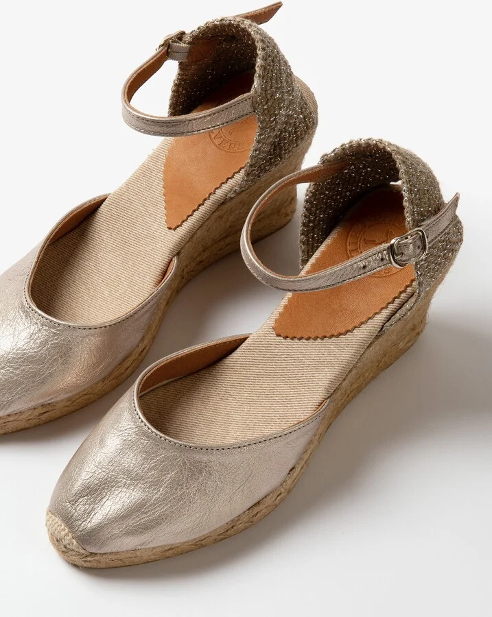 Metallic Espadrille Wedge - Image 4