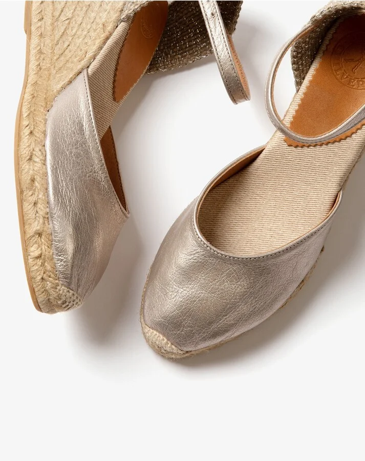 Metallic Espadrille Wedge - Image 5