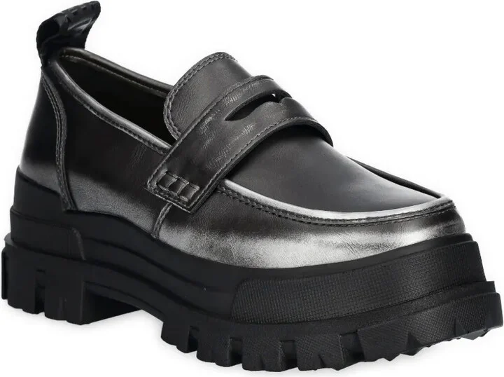 Metallic-Finish Loafers - Image 2