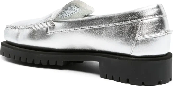 Metallic-Finish Loafers - Image 3