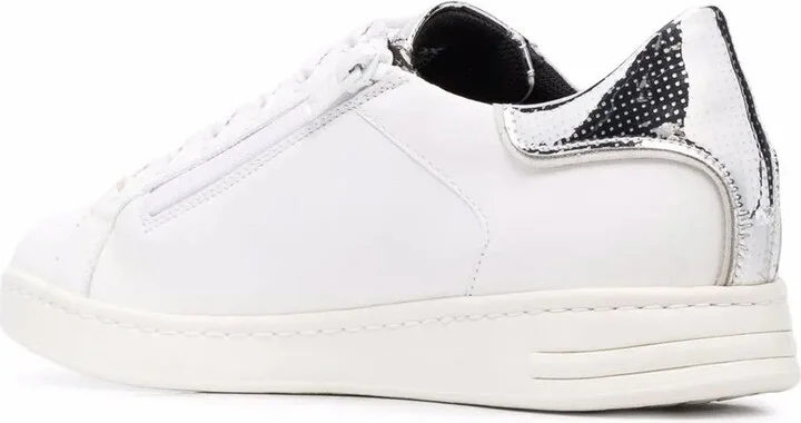 Metallic-Finish Low Top Sneakers - Image 3