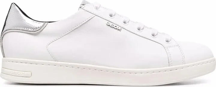 Metallic-Finish Low Top Sneakers