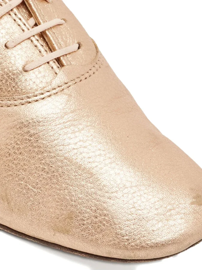 metallic-finish Oxford shoes - Image 5