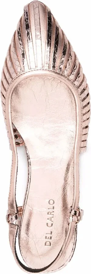 Metallic-Finish Slingback Pumps - Image 4