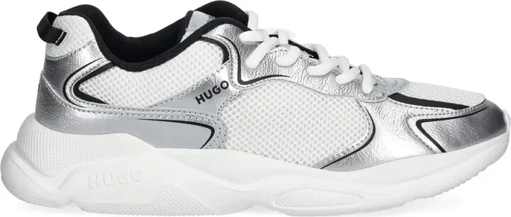 Metallic-Finish Sneakers